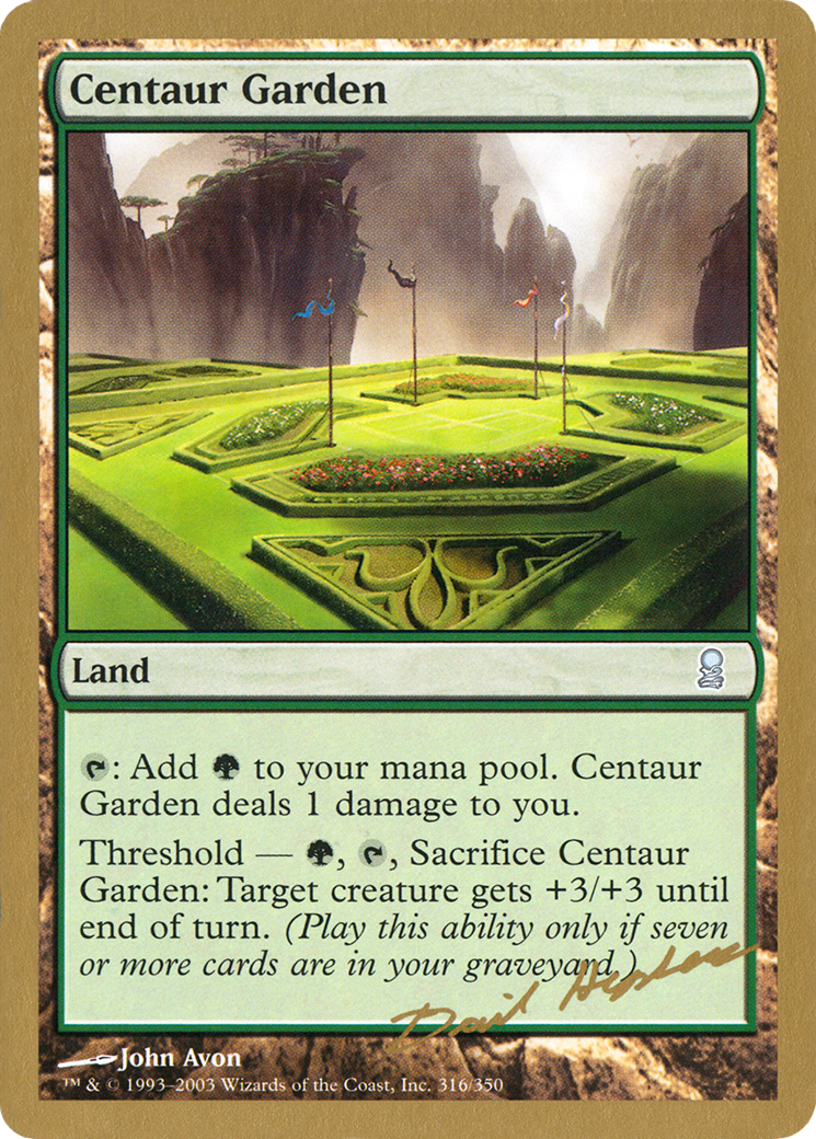 Centaur Garden (WC03-DH316) - World Championship Decks 2003 - Premium MTG Single from Wizards of the Coast - Just $0.25! Shop now at Game Crave Tournament Store