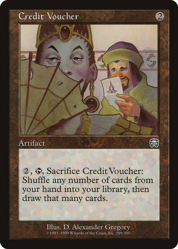 Credit Voucher (MMQ-289) - Mercadian Masques Foil - Premium MTG Single from Wizards of the Coast - Just $4.30! Shop now at Game Crave Tournament Store