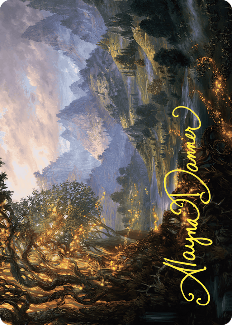 Evolving Wilds // Evolving Wilds (AWOE-047) - Wilds of Eldraine Art Series (Borderless) - Premium MTG Single from Wizards of the Coast - Just $0! Shop now at Game Crave Tournament Store