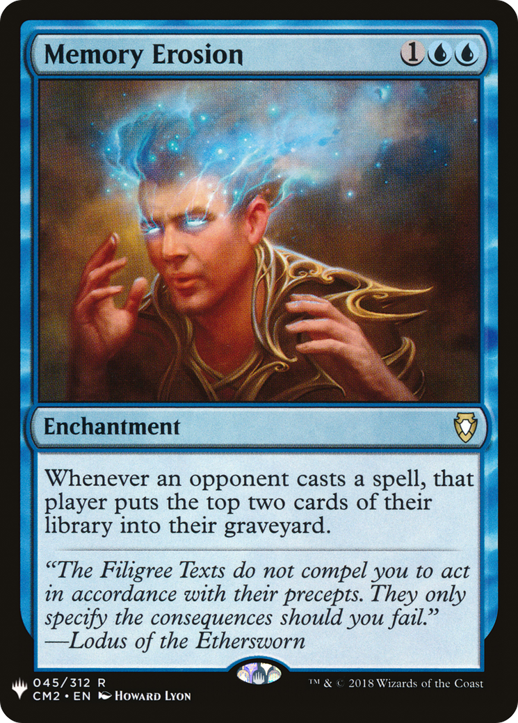 Memory Erosion (MB1-424) - Mystery Booster - Premium MTG Single from Wizards of the Coast - Just $1.64! Shop now at Game Crave Tournament Store