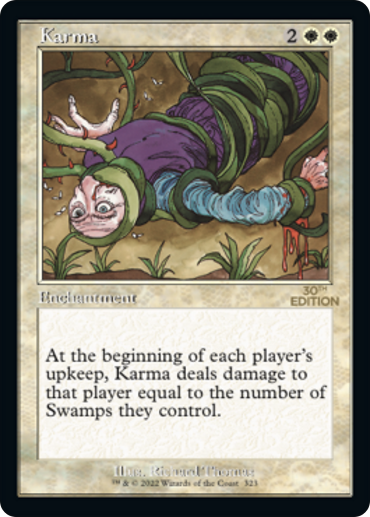 Karma (30A-323) - 30th Anniversary Edition - Premium MTG Single from Wizards of the Coast - Just $0! Shop now at Game Crave Tournament Store