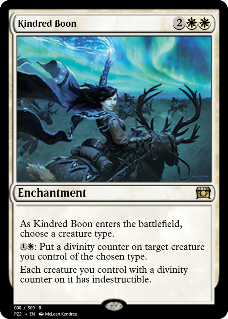 Kindred Boon (PZ2-65717) - Treasure Chest - Premium MTG Single from Wizards of the Coast - Just $0! Shop now at Game Crave Tournament Store