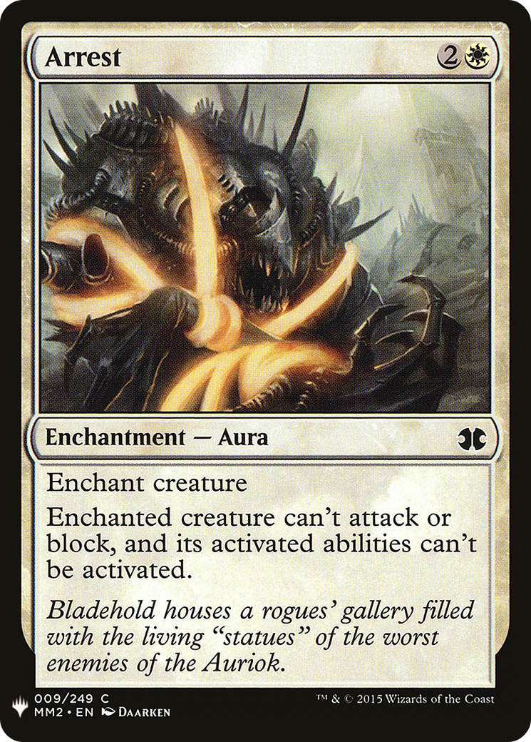 Arrest (MB1-026) - Mystery Booster - Premium MTG Single from Wizards of the Coast - Just $0.08! Shop now at Game Crave Tournament Store