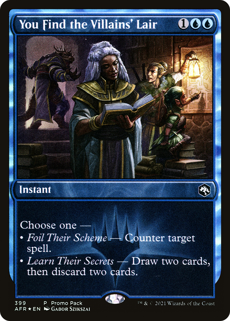You Find the Villains' Lair (AFR-399) - Adventures in the Forgotten Realms - Premium MTG Single from Wizards of the Coast - Just $0.10! Shop now at Game Crave Tournament Store