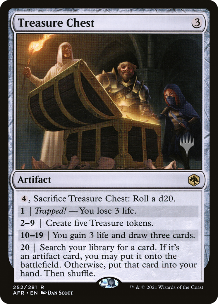 Treasure Chest (PAFR-252P) - Adventures in the Forgotten Realms Promos - Premium MTG Single from Wizards of the Coast - Just $0.10! Shop now at Game Crave Tournament Store