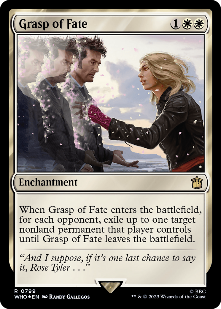 Grasp of Fate (WHO-799) - Doctor Who Foil - Premium MTG Single from Wizards of the Coast - Just $0.35! Shop now at Game Crave Tournament Store