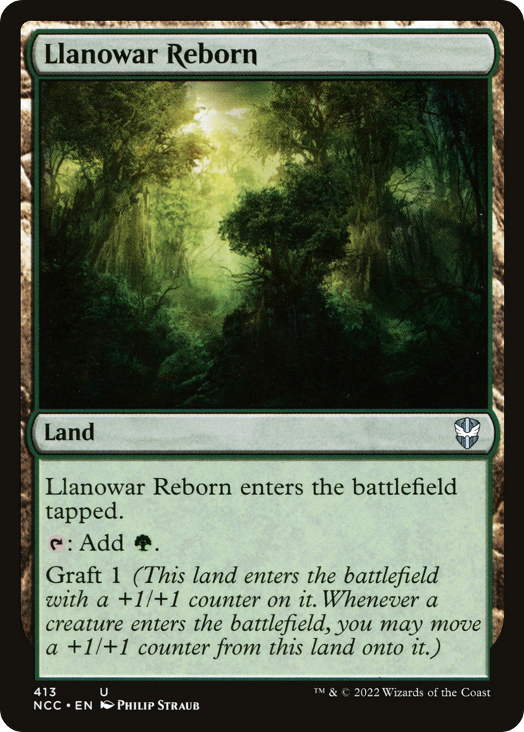 Llanowar Reborn (NCC-413) - New Capenna Commander - Premium MTG Single from Wizards of the Coast - Just $0.08! Shop now at Game Crave Tournament Store