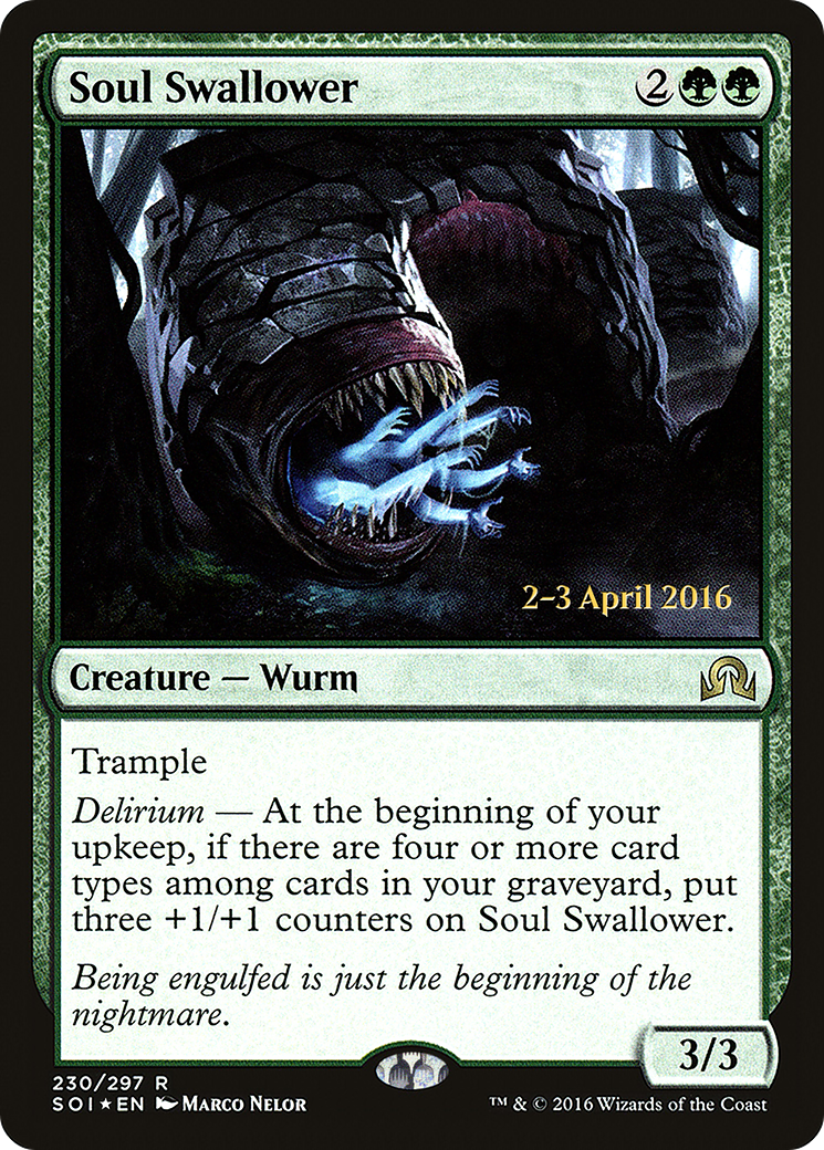 Soul Swallower (PSOI-230S) - Shadows over Innistrad Promos Foil - Premium MTG Single from Wizards of the Coast - Just $0.08! Shop now at Game Crave Tournament Store