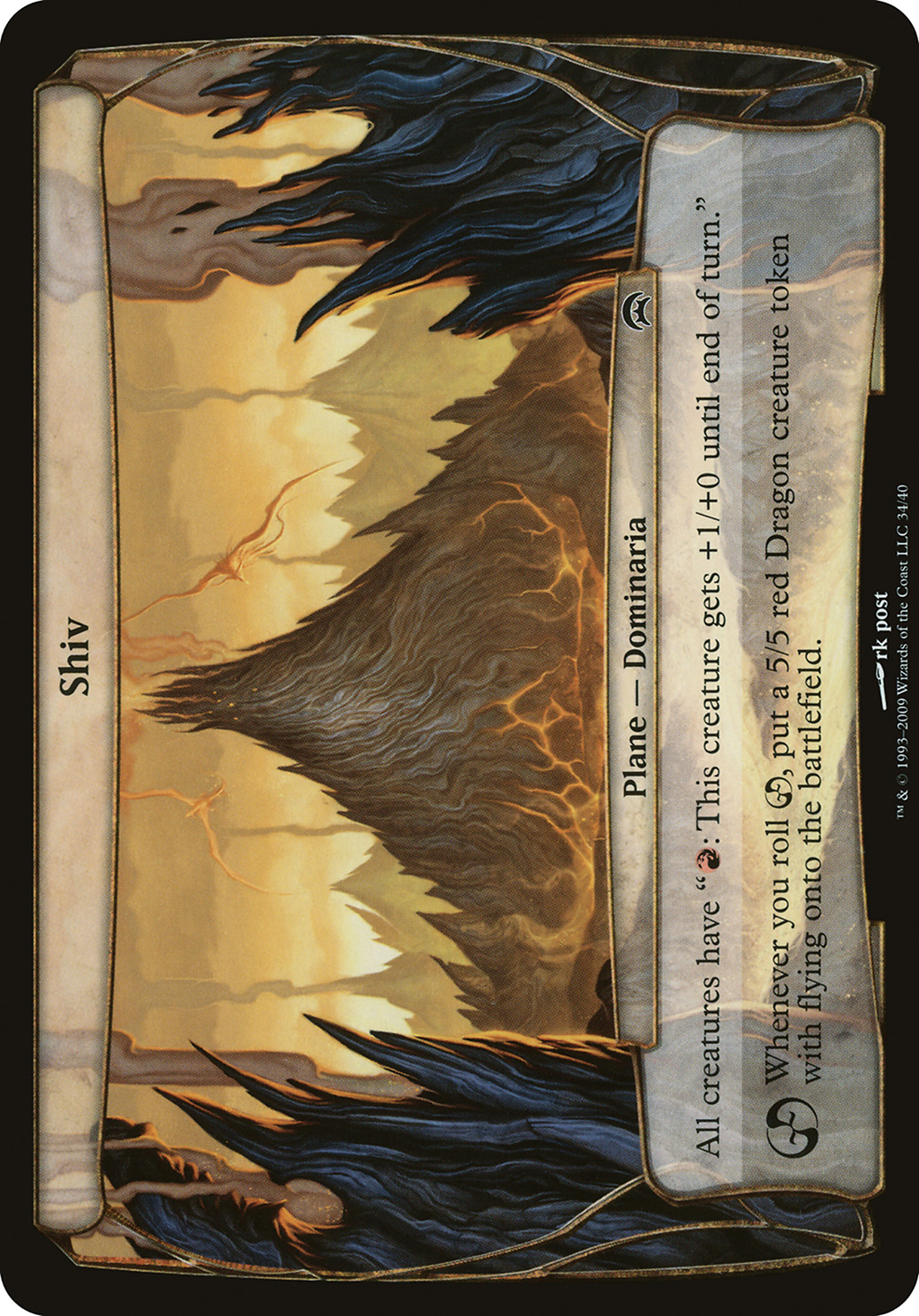 Shiv (OHOP-034) - Planechase Planes - Premium MTG Single from Wizards of the Coast - Just $0.67! Shop now at Game Crave Tournament Store
