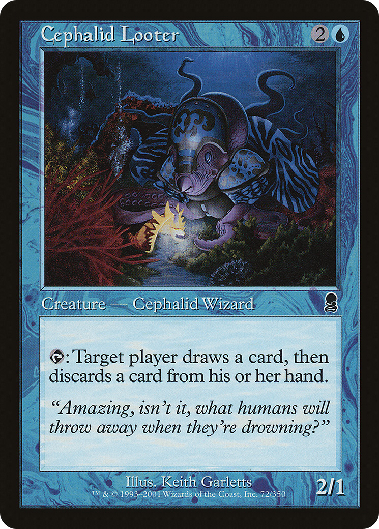 Cephalid Looter (ODY-72†) - Odyssey - Premium MTG Single from Wizards of the Coast - Just $0.25! Shop now at Game Crave Tournament Store