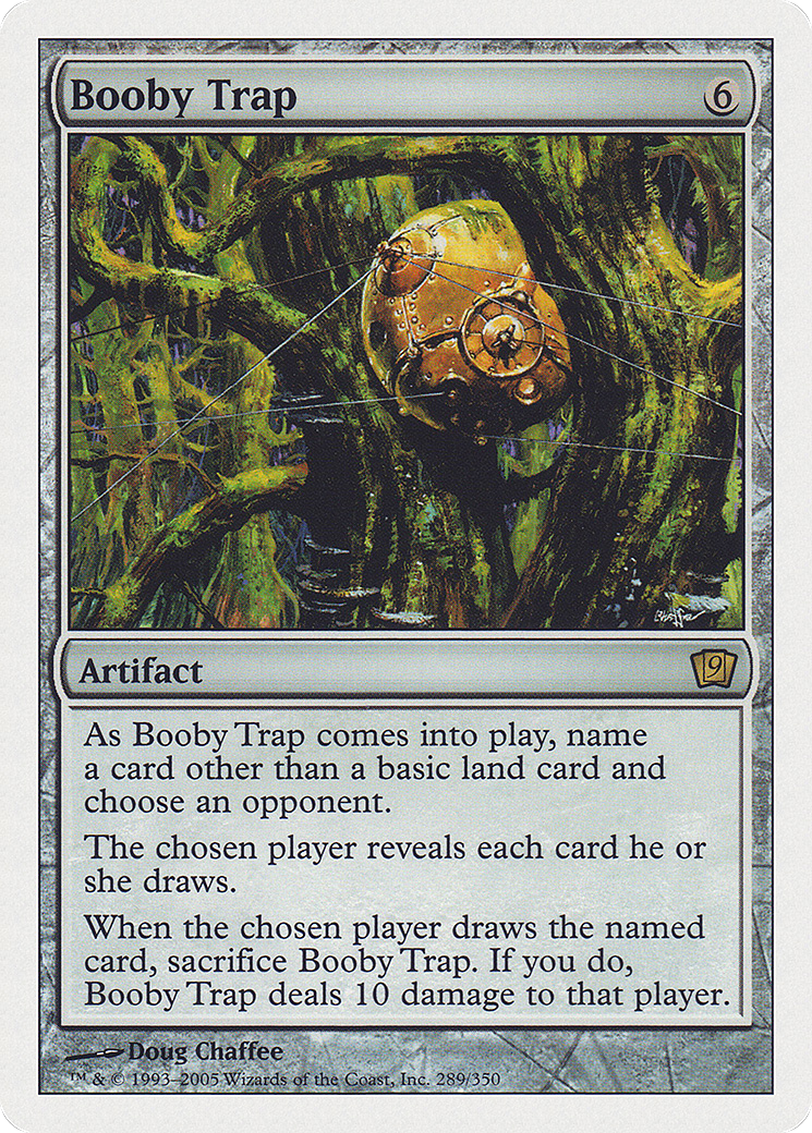 Booby Trap (9ED-289) - Ninth Edition - Premium MTG Single from Wizards of the Coast - Just $0.08! Shop now at Game Crave Tournament Store