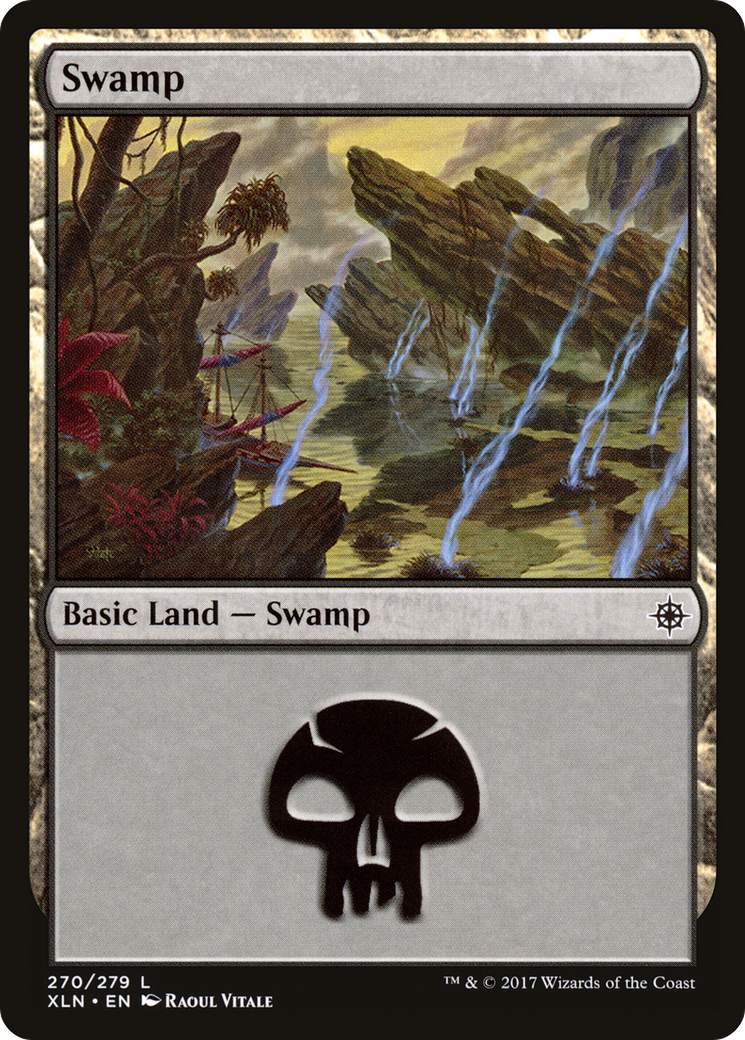 Swamp (XLN-270) - Ixalan Foil - Premium MTG Single from Wizards of the Coast - Just $0.08! Shop now at Game Crave Tournament Store