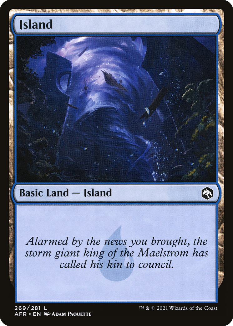 Island (AFR-269) - Adventures in the Forgotten Realms - Premium MTG Single from Wizards of the Coast - Just $0.08! Shop now at Game Crave Tournament Store