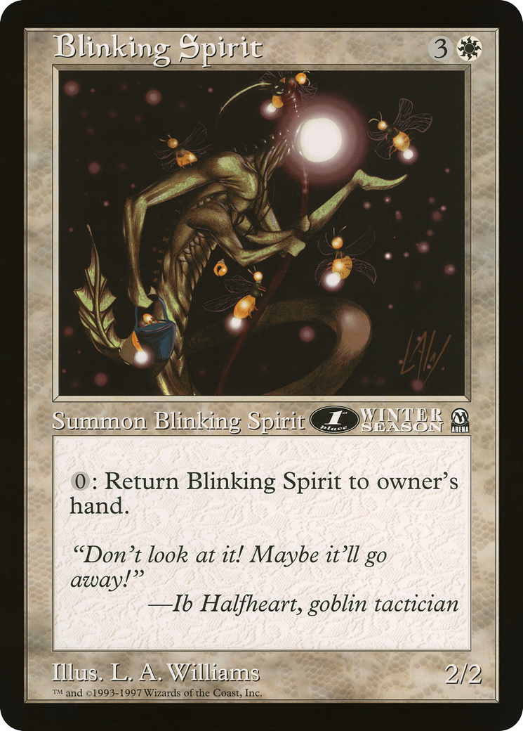 Blinking Spirit (OLEP-027) - Oversized League Prizes - Premium MTG Single from Wizards of the Coast - Just $0! Shop now at Game Crave Tournament Store