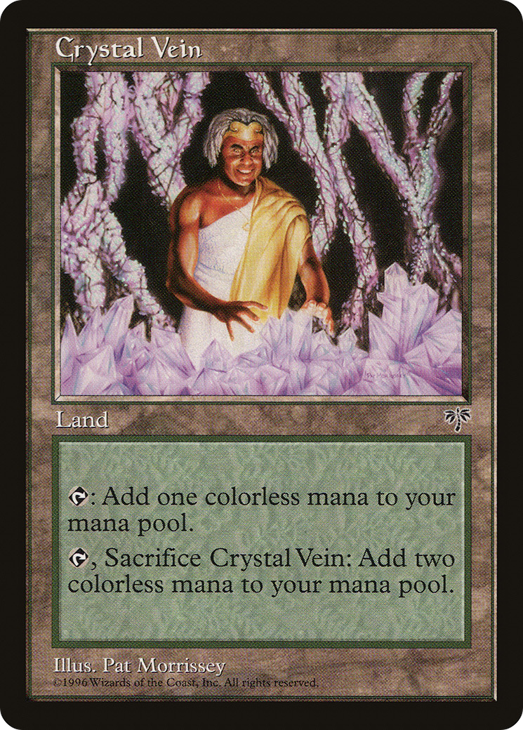 Crystal Vein (MIR-325) - Mirage - Premium MTG Single from Wizards of the Coast - Just $3.01! Shop now at Game Crave Tournament Store