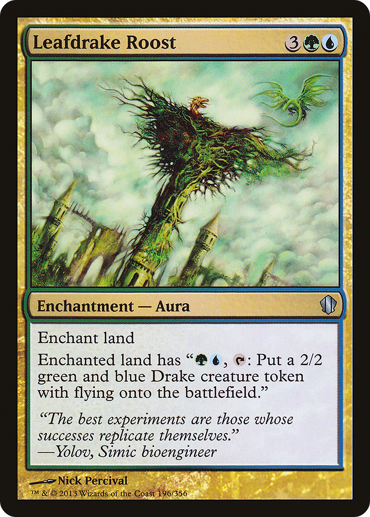 Leafdrake Roost (C13-196) - Commander 2013 - Premium MTG Single from Wizards of the Coast - Just $0.08! Shop now at Game Crave Tournament Store
