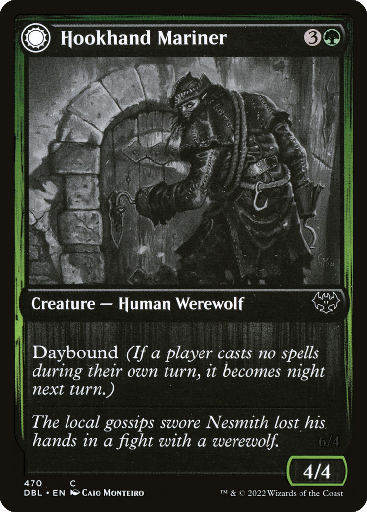 Hookhand Mariner // Riphook Raider (DBL-470) - Innistrad: Double Feature: (Double Faced Transform) Foil - Premium MTG Single from Wizards of the Coast - Just $0.08! Shop now at Game Crave Tournament Store