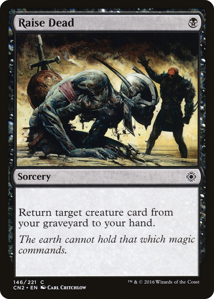 Raise Dead (CN2-146) - Conspiracy: Take the Crown - Premium MTG Single from Wizards of the Coast - Just $0.25! Shop now at Game Crave Tournament Store