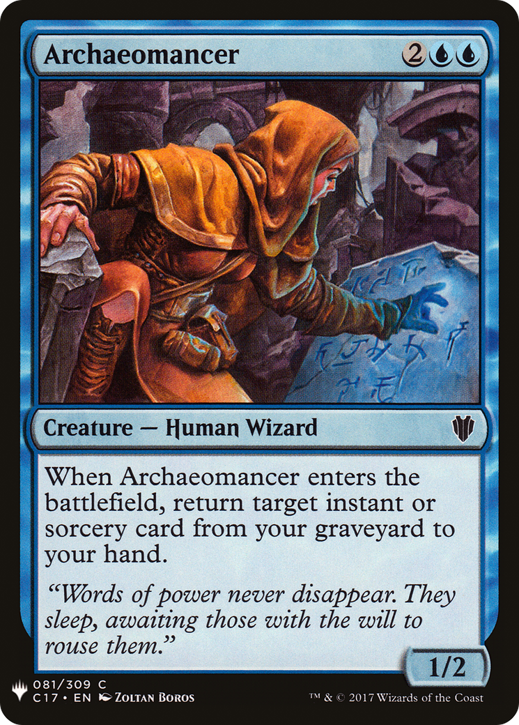 Archaeomancer (MB1-289) - Mystery Booster - Premium MTG Single from Wizards of the Coast - Just $0.25! Shop now at Game Crave Tournament Store