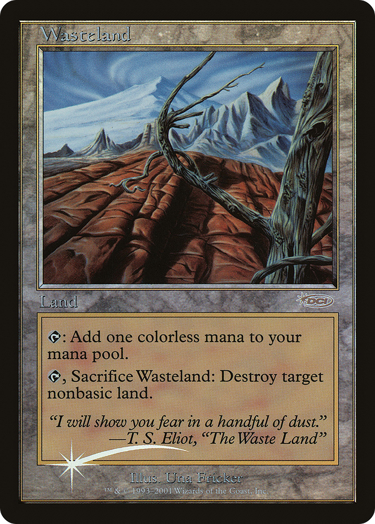 Wasteland (MPR-001) - Magic Player Rewards 2001 Foil - Premium MTG Single from Wizards of the Coast - Just $336.99! Shop now at Game Crave Tournament Store