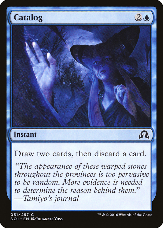 Catalog (SOI-051) - Shadows over Innistrad - Premium MTG Single from Wizards of the Coast - Just $0.08! Shop now at Game Crave Tournament Store