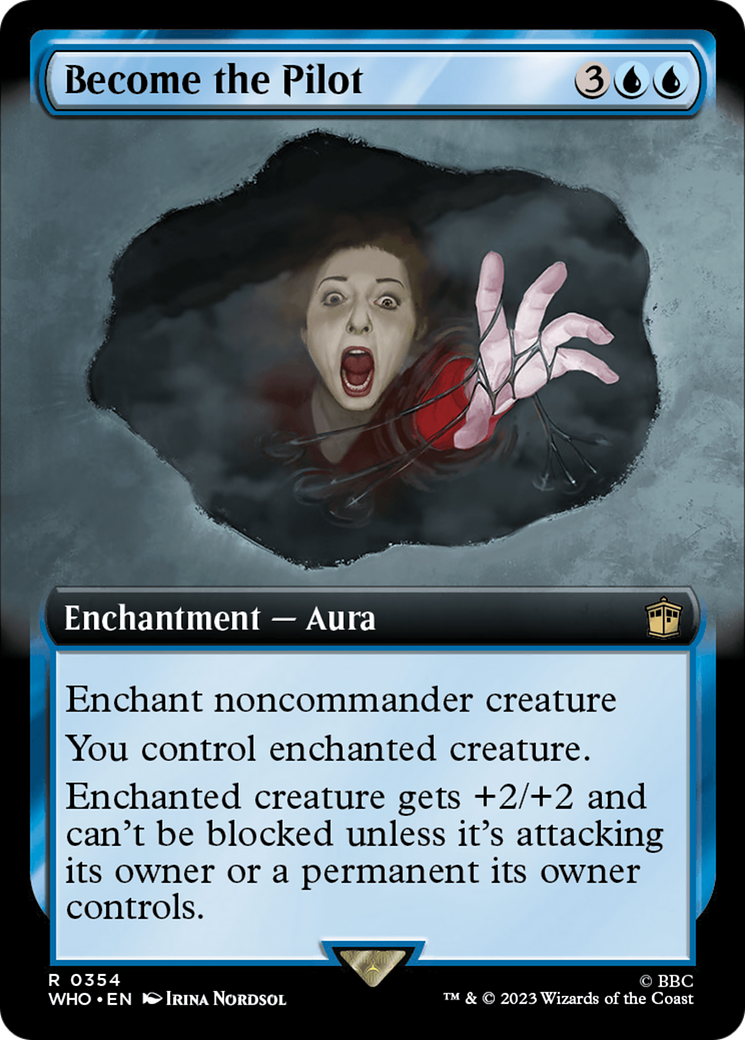 Become the Pilot (WHO-354) - Doctor Who: (Extended Art) Foil - Premium MTG Single from Wizards of the Coast - Just $0.25! Shop now at Game Crave Tournament Store