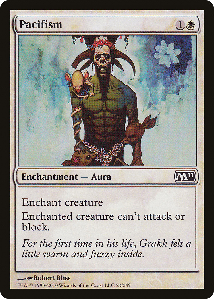 Pacifism (M11-023) - Magic 2011 - Premium MTG Single from Wizards of the Coast - Just $0.25! Shop now at Game Crave Tournament Store