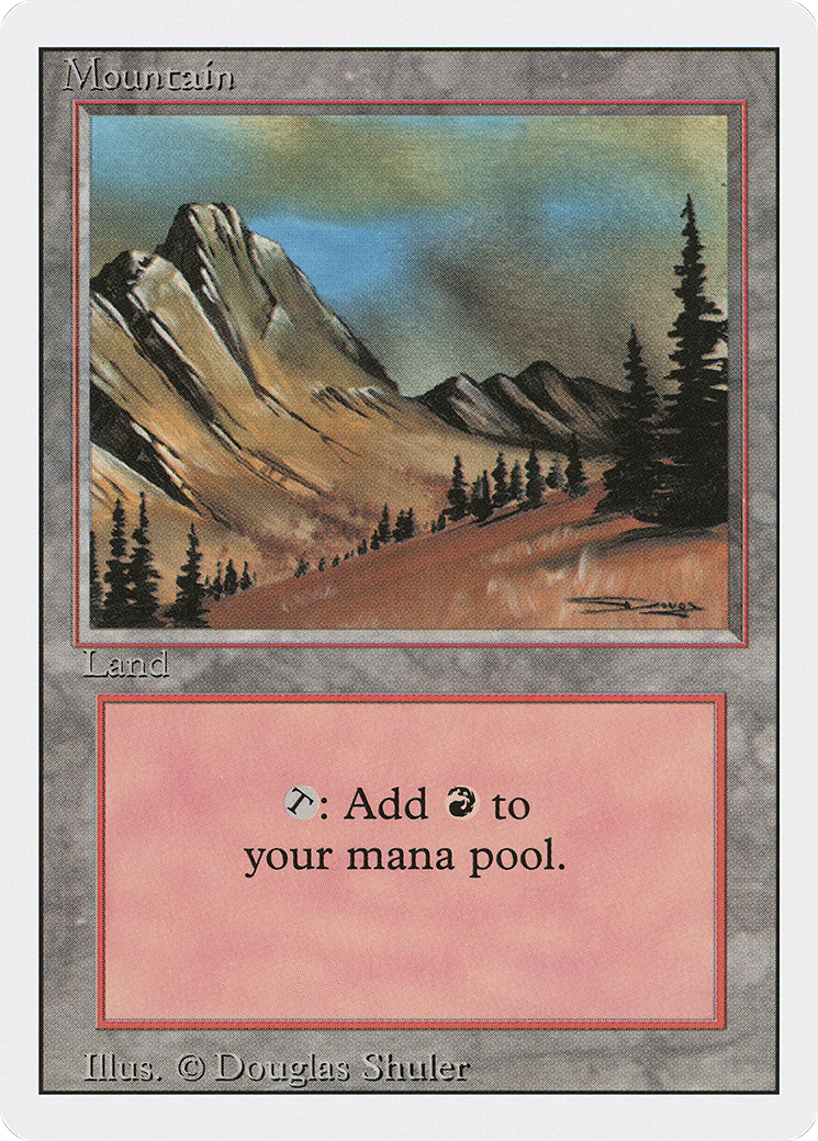 Mountain (3ED-303) - Revised Edition - Premium MTG Single from Wizards of the Coast - Just $0.38! Shop now at Game Crave Tournament Store
