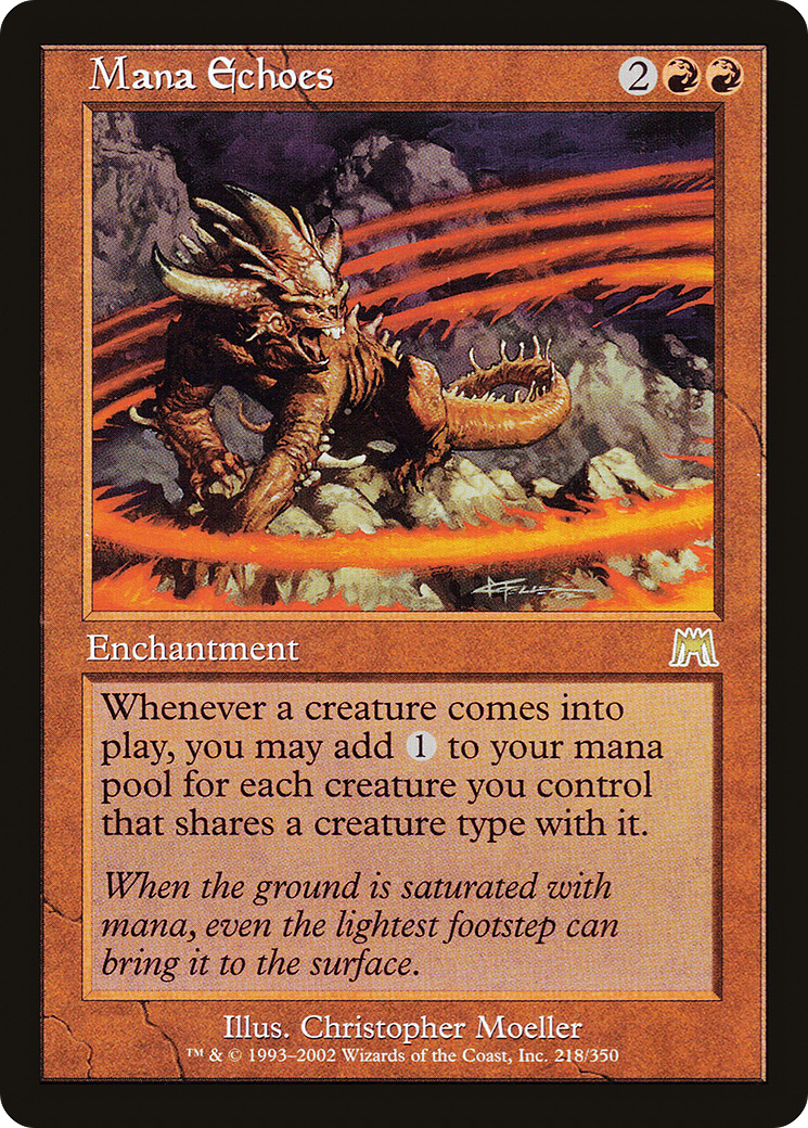 Mana Echoes (ONS-218) - Onslaught Foil - Premium MTG Single from Wizards of the Coast - Just $135.67! Shop now at Game Crave Tournament Store