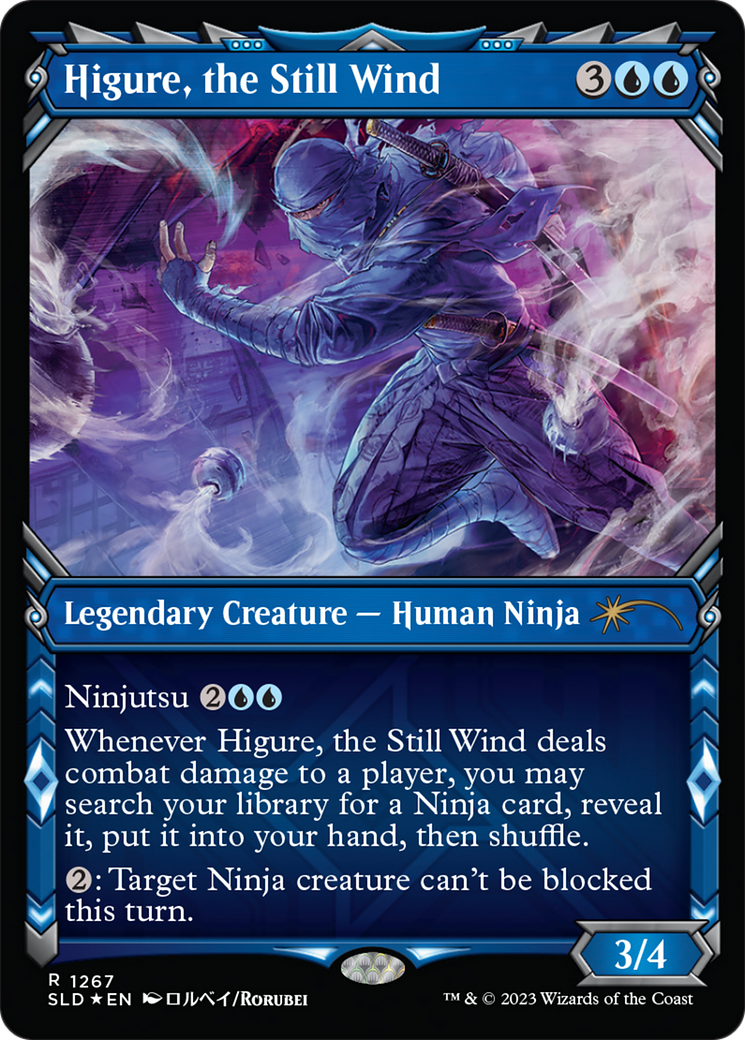 Higure, the Still Wind (SLD-1267) - Secret Lair Drop: (Showcase) Foil - Premium MTG Single from Wizards of the Coast - Just $7.29! Shop now at Game Crave Tournament Store