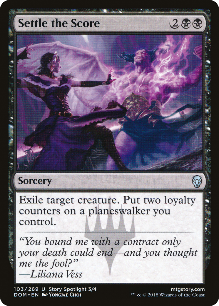 Settle the Score (DOM-103) - Dominaria - Premium MTG Single from Wizards of the Coast - Just $0.08! Shop now at Game Crave Tournament Store