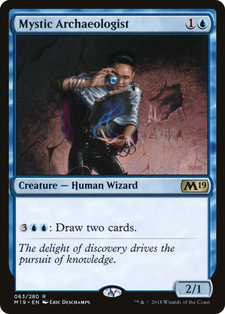 Mystic Archaeologist (M19-063) - Core Set 2019 - Premium MTG Single from Wizards of the Coast - Just $0.08! Shop now at Game Crave Tournament Store