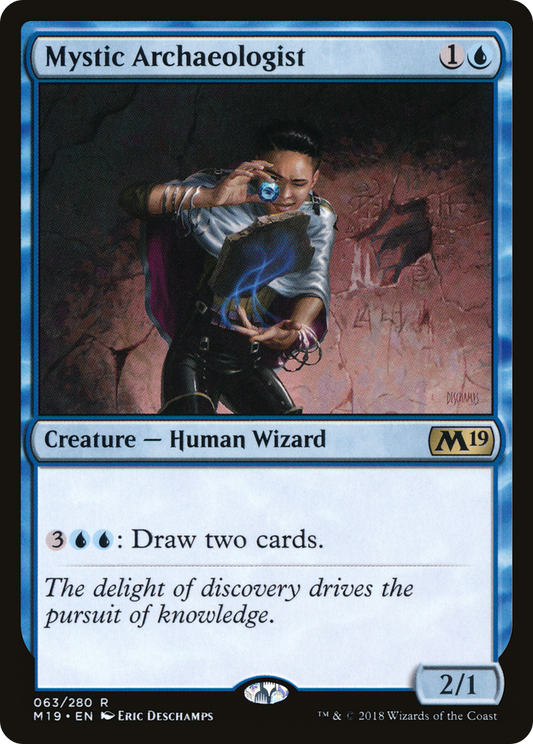 Mystic Archaeologist (M19-063) - Core Set 2019 - Premium MTG Single from Wizards of the Coast - Just $0.08! Shop now at Game Crave Tournament Store