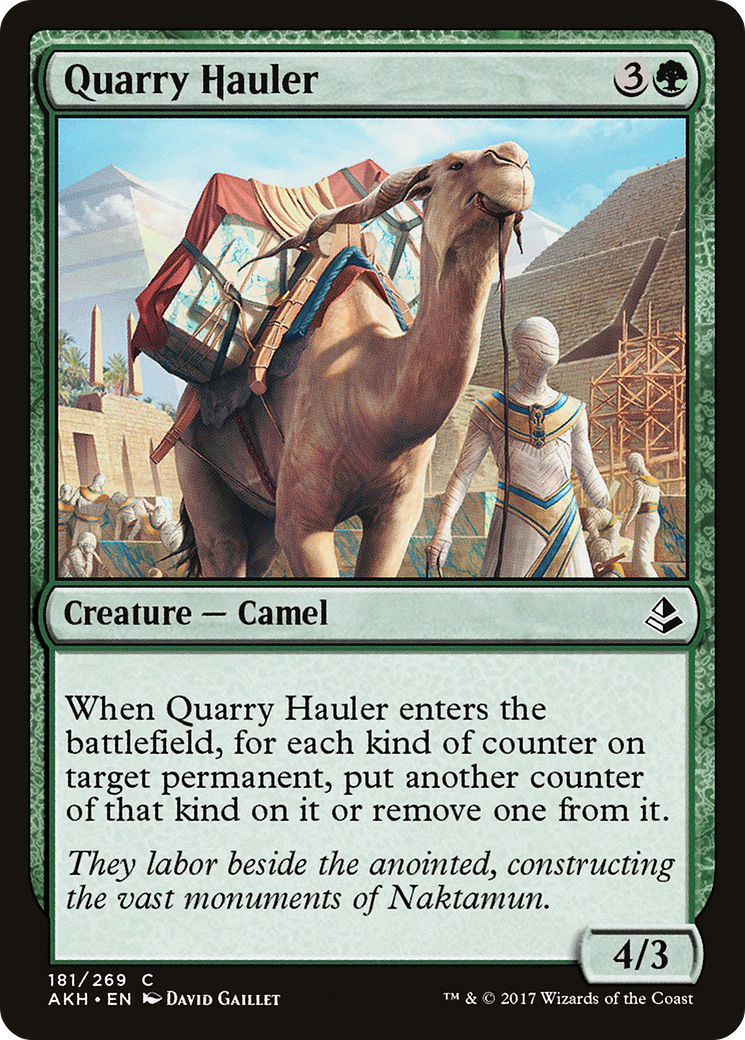Quarry Hauler (AKH-181) - Amonkhet Foil - Premium MTG Single from Wizards of the Coast - Just $0.08! Shop now at Game Crave Tournament Store