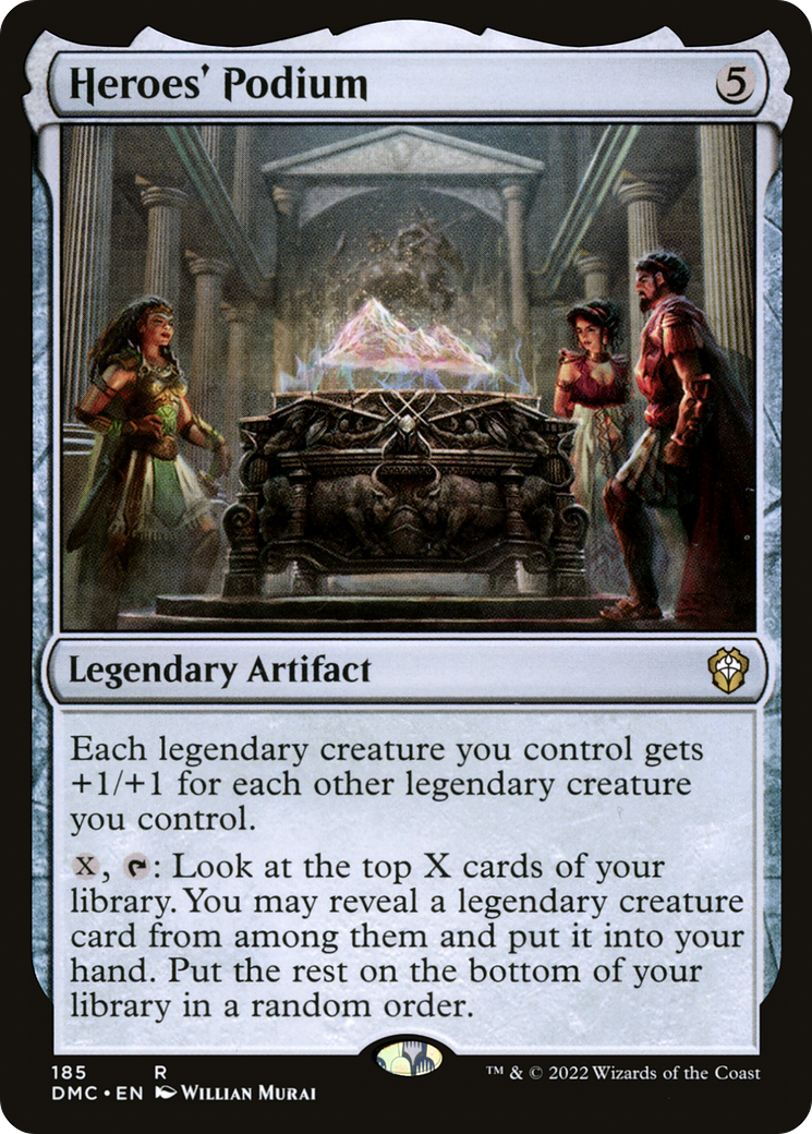 Heroes' Podium (DMC-185) - Dominaria United Commander - Premium MTG Single from Wizards of the Coast - Just $0.08! Shop now at Game Crave Tournament Store