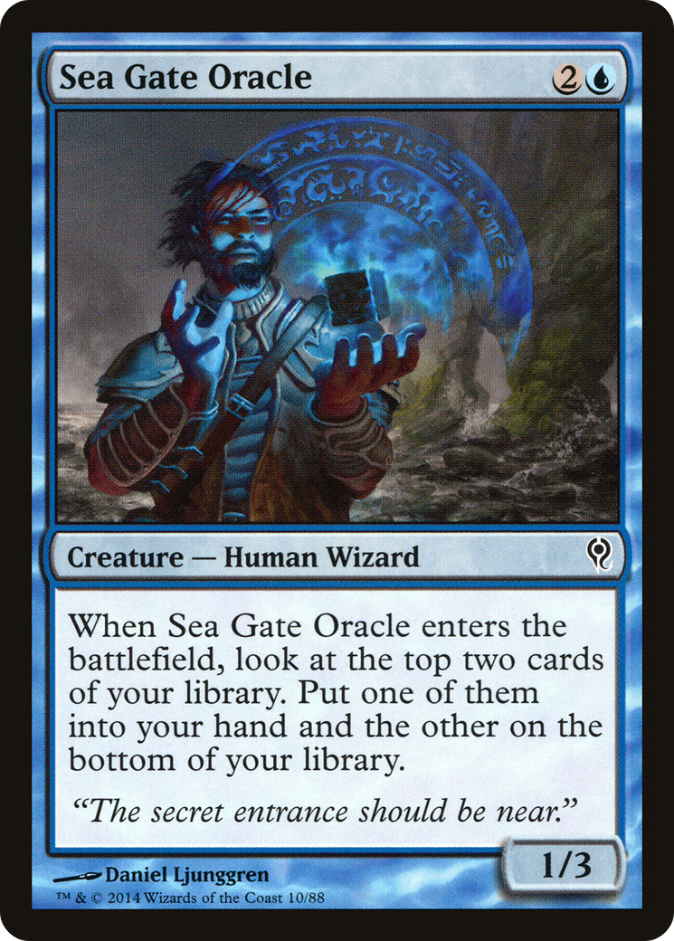 Sea Gate Oracle (DDM-010) - Duel Decks: Jace vs. Vraska - Premium MTG Single from Wizards of the Coast - Just $0.08! Shop now at Game Crave Tournament Store