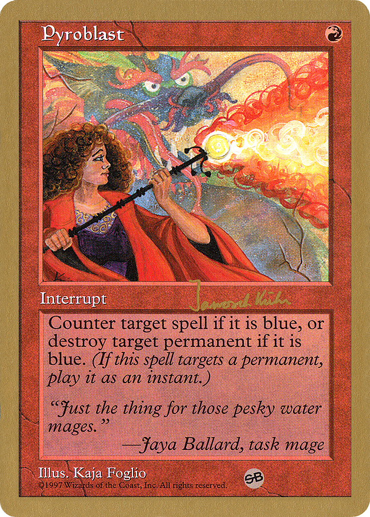 Pyroblast (WC97-JK262SB) - World Championship Decks 1997 - Premium MTG Single from Wizards of the Coast - Just $0.34! Shop now at Game Crave Tournament Store