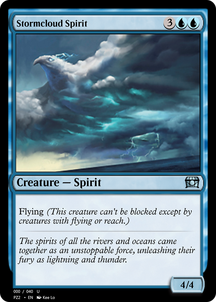 Stormcloud Spirit (PZ2-70825) - Treasure Chest - Premium MTG Single from Wizards of the Coast - Just $0! Shop now at Game Crave Tournament Store