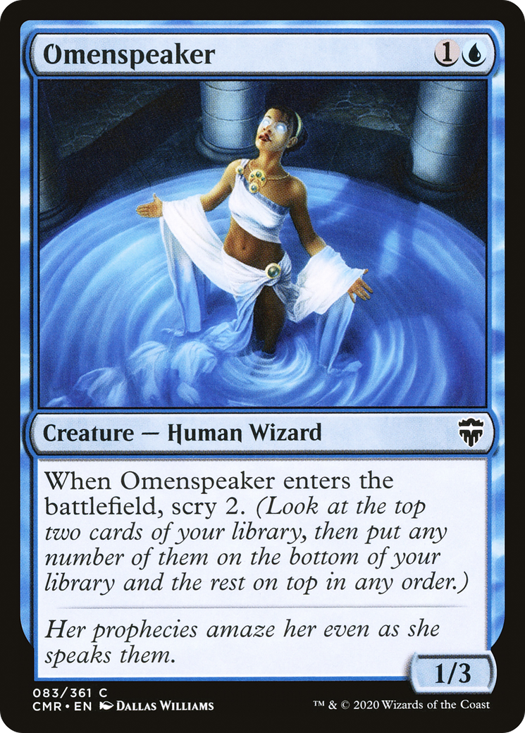 Omenspeaker (CMR-083) - Commander Legends Foil - Premium MTG Single from Wizards of the Coast - Just $0.08! Shop now at Game Crave Tournament Store