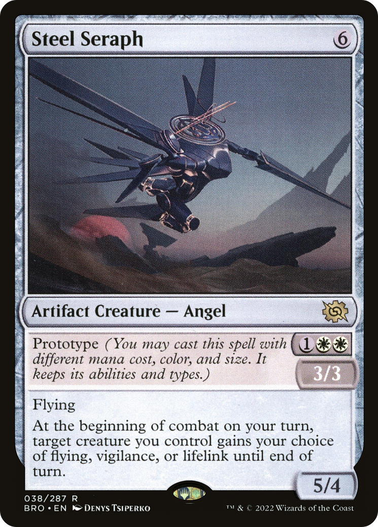 Steel Seraph (BRO-038) - The Brothers' War Foil - Premium MTG Single from Wizards of the Coast - Just $1.80! Shop now at Game Crave Tournament Store