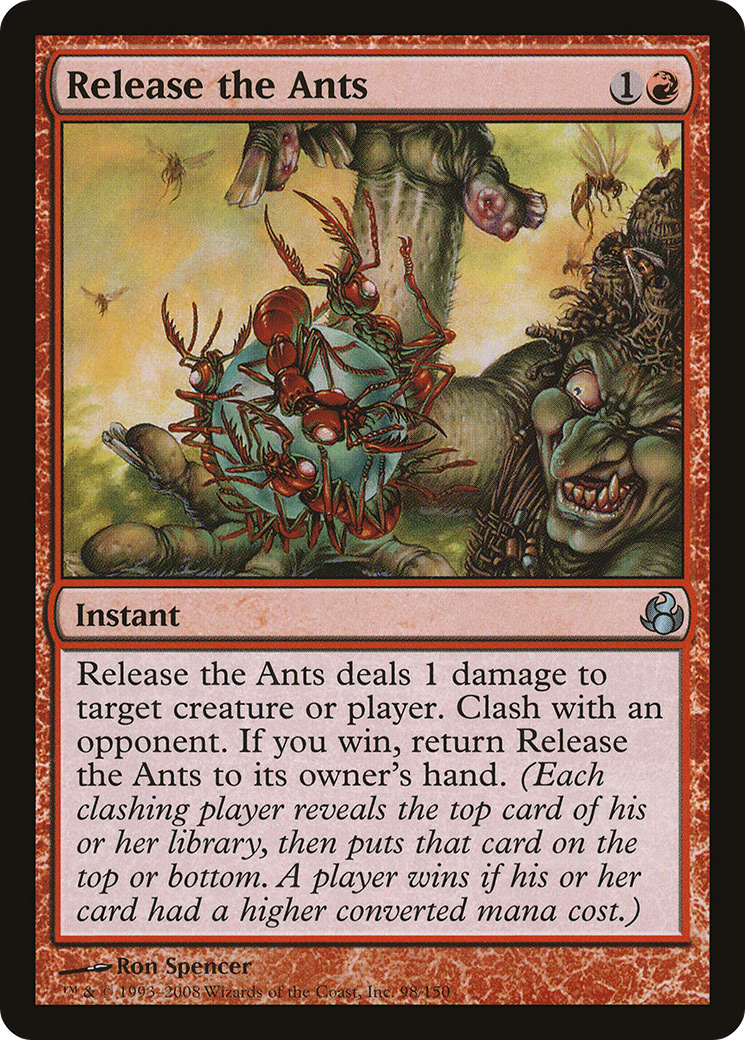 Release the Ants (MOR-098) - Morningtide Foil - Premium MTG Single from Wizards of the Coast - Just $1.25! Shop now at Game Crave Tournament Store