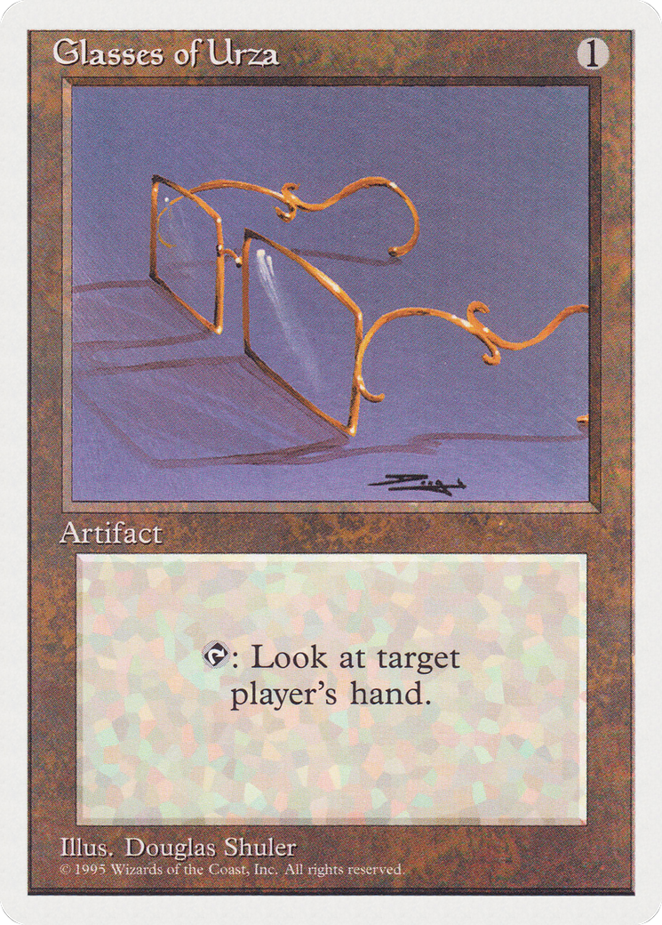 Glasses of Urza (RQS-049) - Rivals Quick Start Set - Premium MTG Single from Wizards of the Coast - Just $0! Shop now at Game Crave Tournament Store