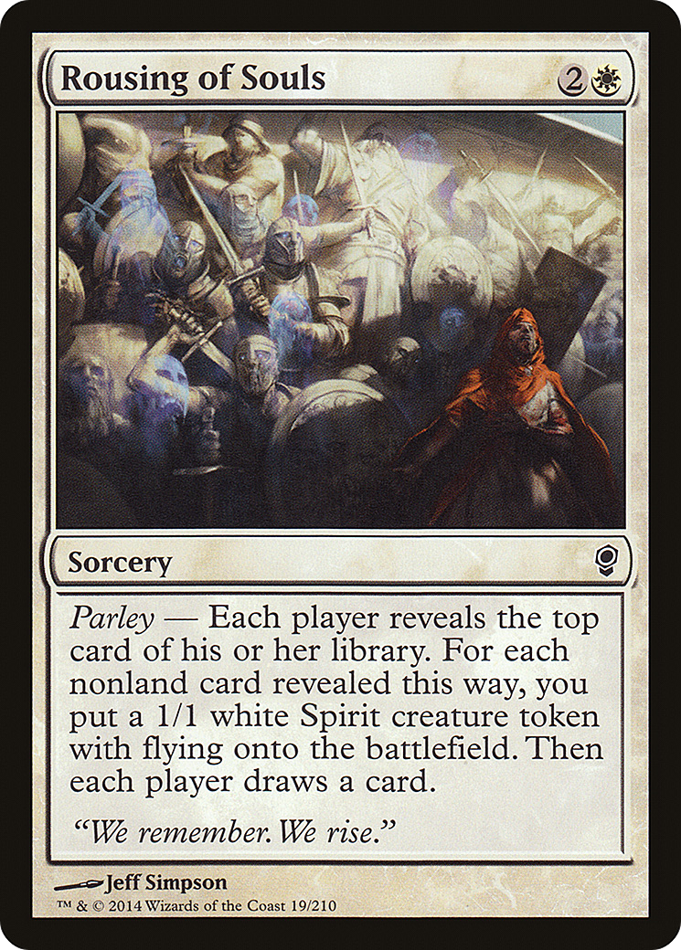 Rousing of Souls (CNS-019) - Conspiracy - Premium MTG Single from Wizards of the Coast - Just $0.08! Shop now at Game Crave Tournament Store