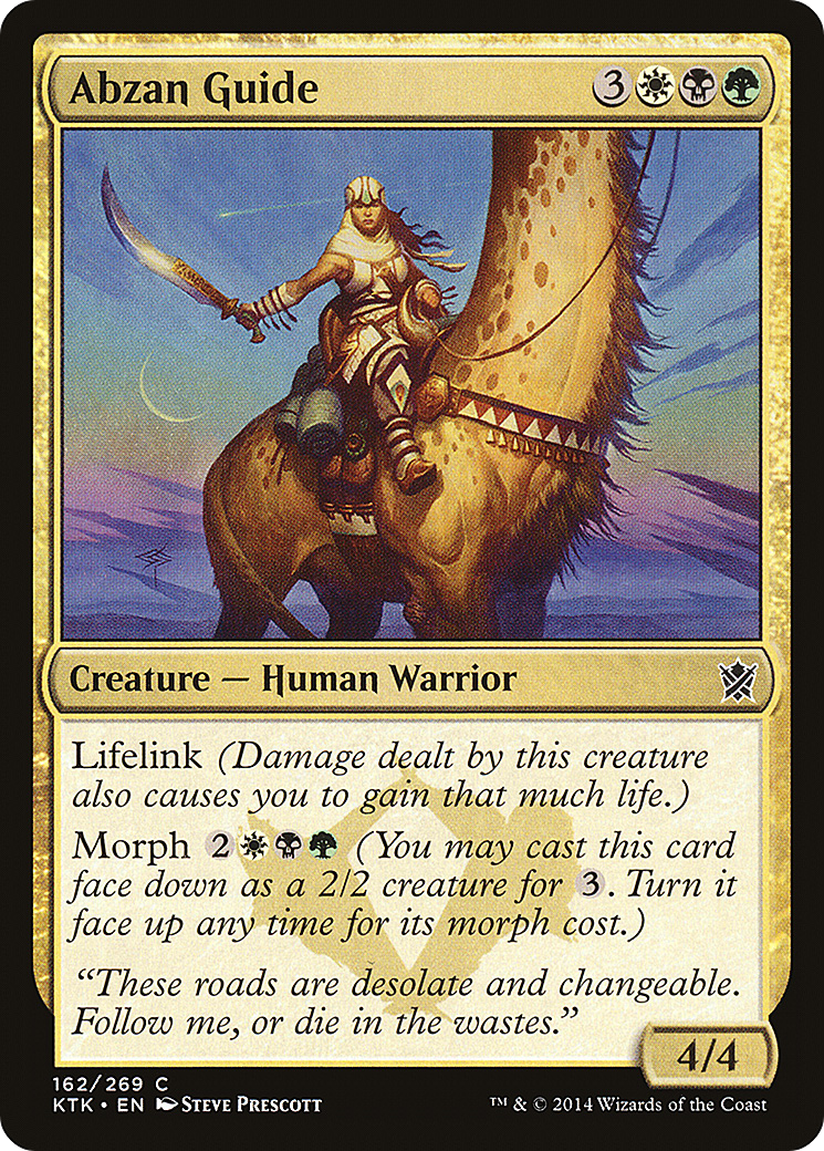 Abzan Guide (KTK-162) - Khans of Tarkir Foil - Premium MTG Single from Wizards of the Coast - Just $0.08! Shop now at Game Crave Tournament Store