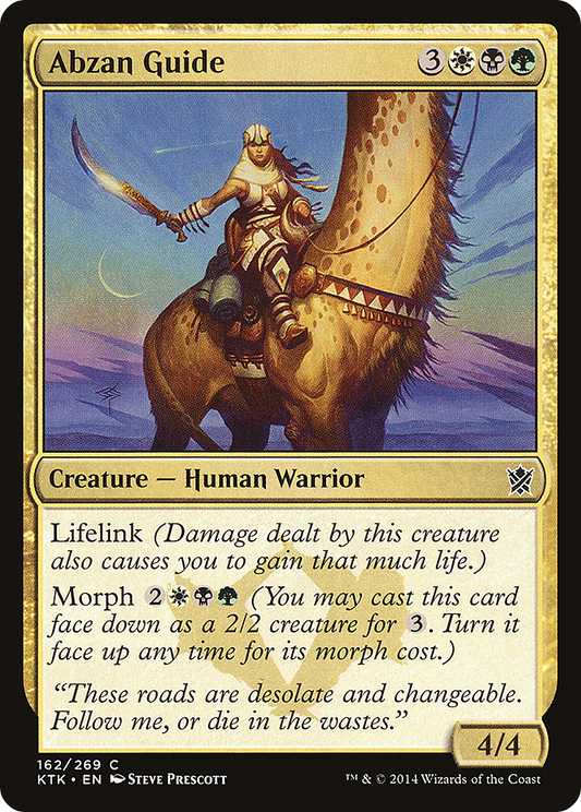 Abzan Guide (KTK-162) - Khans of Tarkir Foil - Premium MTG Single from Wizards of the Coast - Just $0.08! Shop now at Game Crave Tournament Store