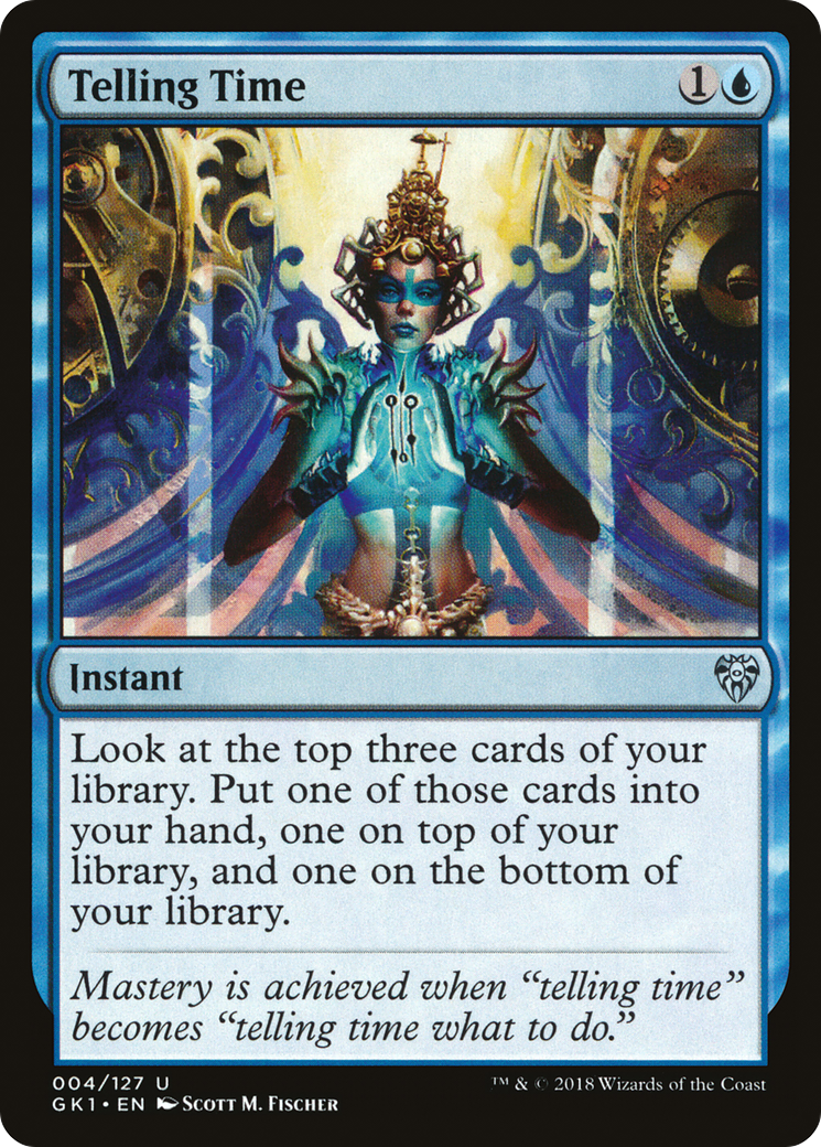 Telling Time (GK1-004) - GRN Guild Kit - Premium MTG Single from Wizards of the Coast - Just $0.25! Shop now at Game Crave Tournament Store