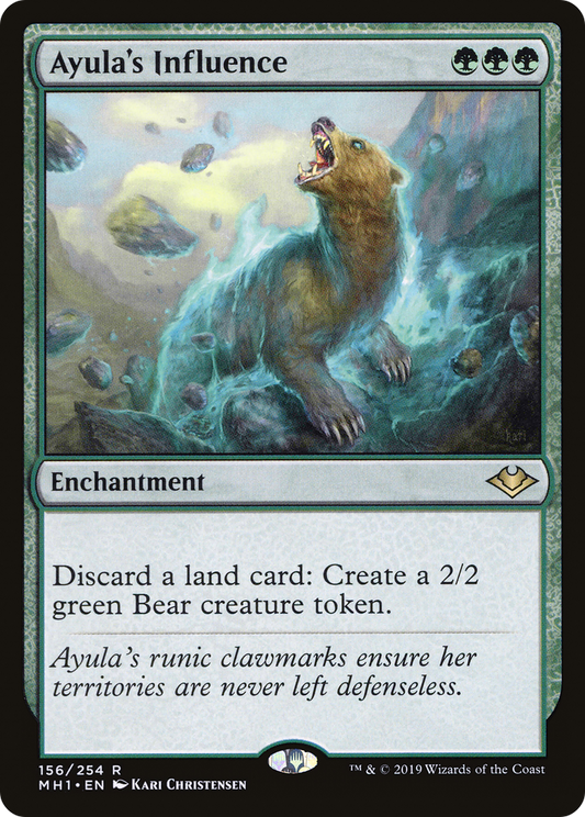 Ayula's Influence (MH1-156) - Modern Horizons Foil - Premium MTG Single from Wizards of the Coast - Just $1.75! Shop now at Game Crave Tournament Store