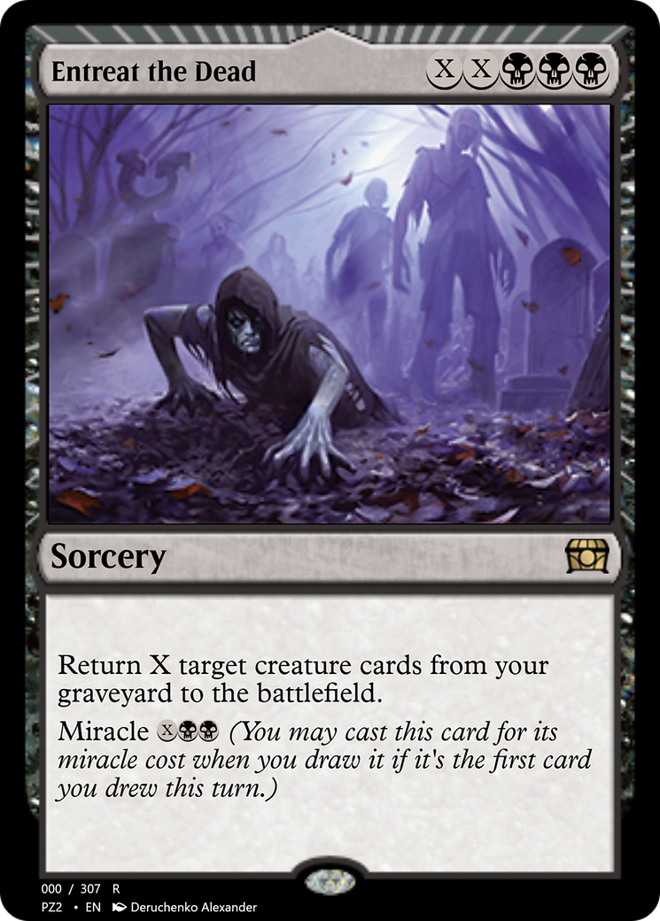 Entreat the Dead (PZ2-70743) - Treasure Chest: (miracle) - Premium MTG Single from Wizards of the Coast - Just $0! Shop now at Game Crave Tournament Store