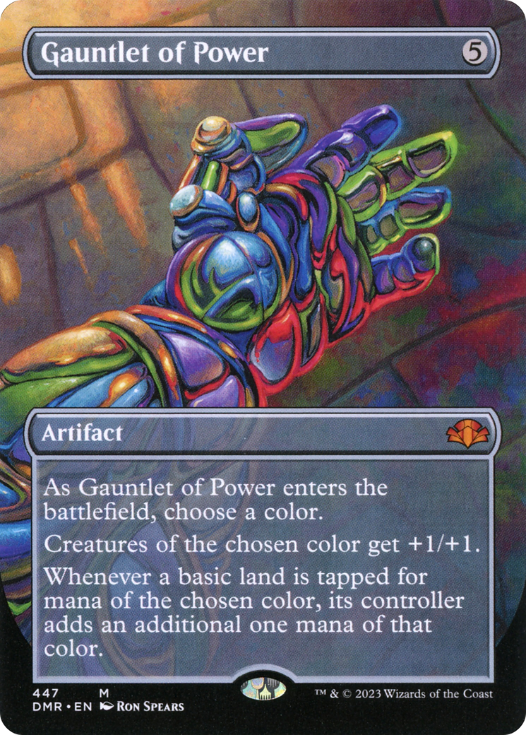 Gauntlet of Power (DMR-447) - Dominaria Remastered (Borderless) - Premium MTG Single from Wizards of the Coast - Just $2.57! Shop now at Game Crave Tournament Store