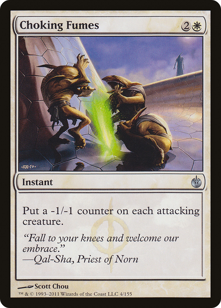 Choking Fumes (MBS-004) - Mirrodin Besieged - Premium MTG Single from Wizards of the Coast - Just $0.25! Shop now at Game Crave Tournament Store
